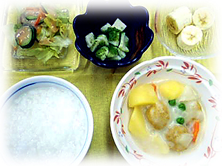 分割全粥食