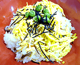 低カロリー甘味料で作る!　県病院の散らし寿司